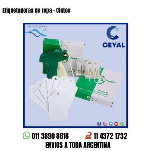 Etiquetadoras de ropa – Cintos