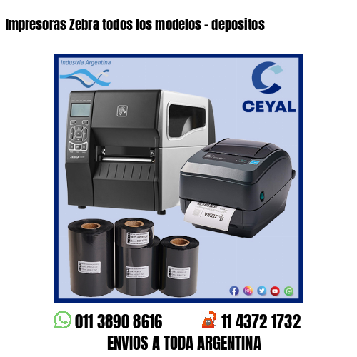 Impresoras Zebra todos los modelos – depositos