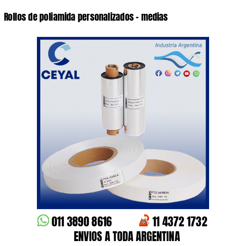 Rollos de poliamida personalizados – medias