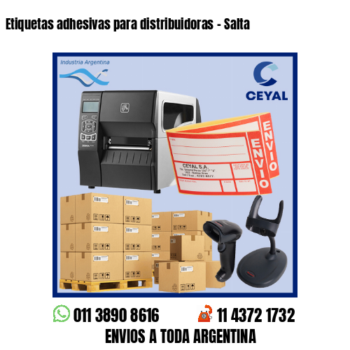 Etiquetas adhesivas para distribuidoras – Salta