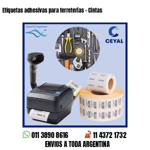 Etiquetas adhesivas para ferreterías – Cintas