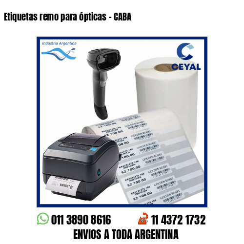 Etiquetas remo para ópticas – CABA