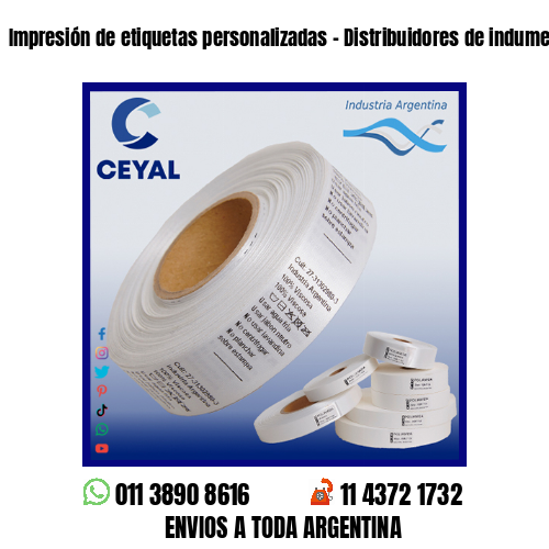 Impresión de etiquetas personalizadas – Distribuidores de indumentaria