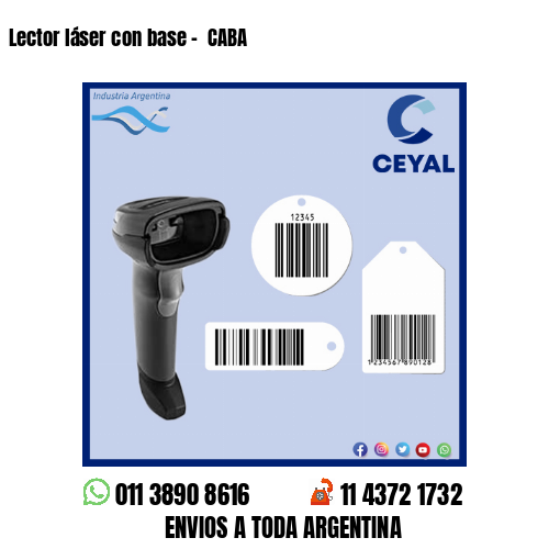 Lector láser con base –  CABA