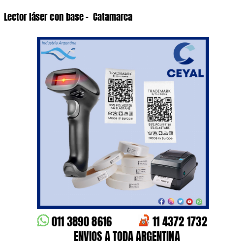 Lector láser con base –  Catamarca