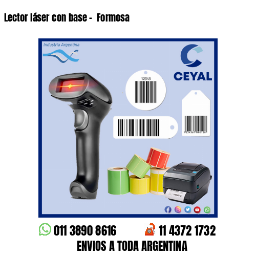 Lector láser con base –  Formosa