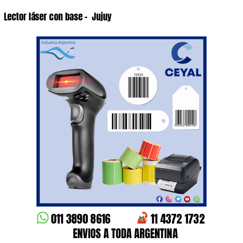 Lector láser con base –  Jujuy