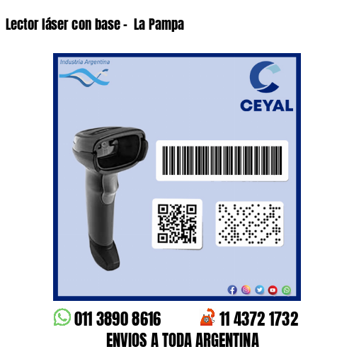 Lector láser con base –  La Pampa