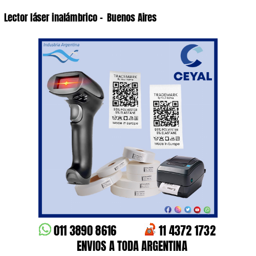 Lector láser inalámbrico –  Buenos Aires