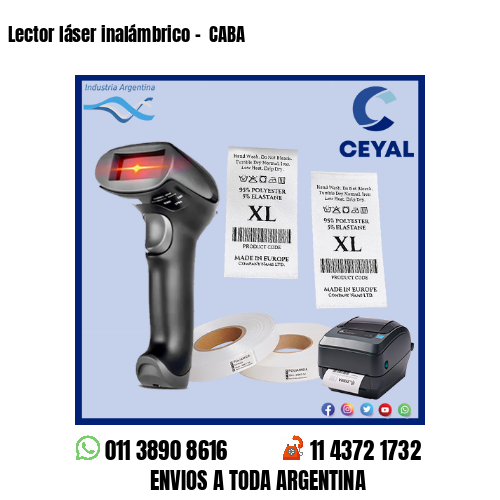 Lector láser inalámbrico –  CABA