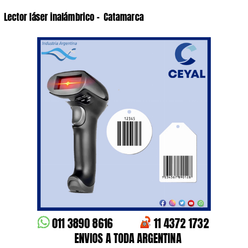 Lector láser inalámbrico –  Catamarca