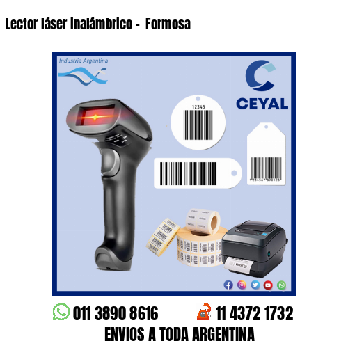 Lector láser inalámbrico –  Formosa