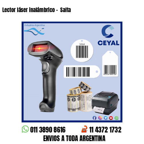 Lector láser inalámbrico –  Salta