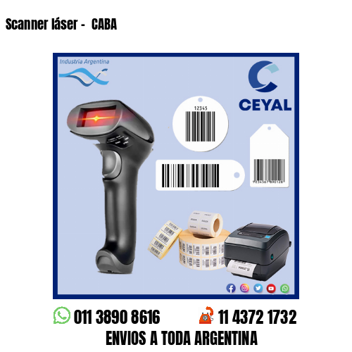 Scanner láser –  CABA