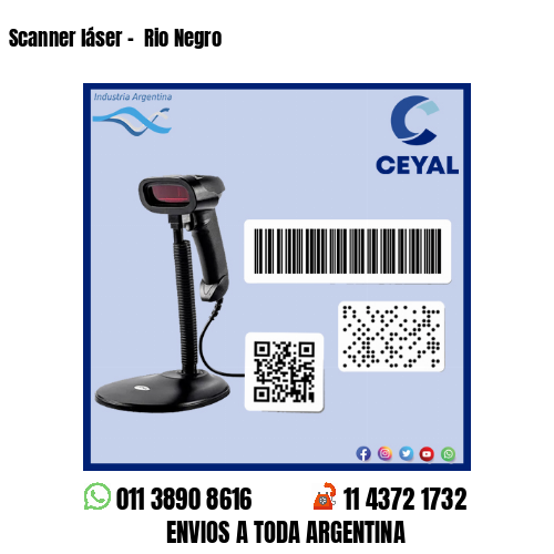 Scanner láser –  Rio Negro