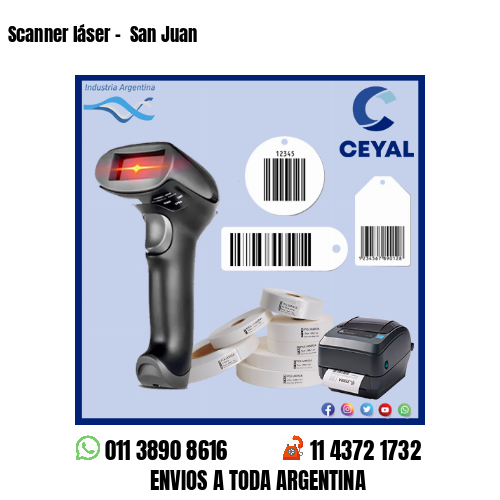 Scanner láser –  San Juan