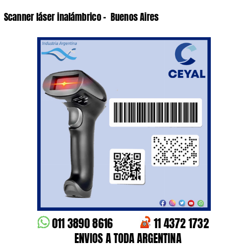 Scanner láser inalámbrico –  Buenos Aires