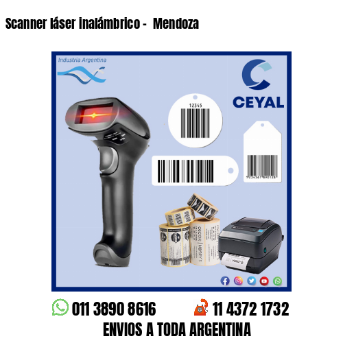 Scanner láser inalámbrico –  Mendoza