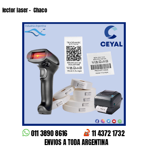 lector laser –  Chaco