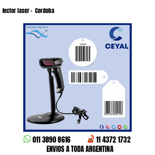 lector laser –  Cordoba