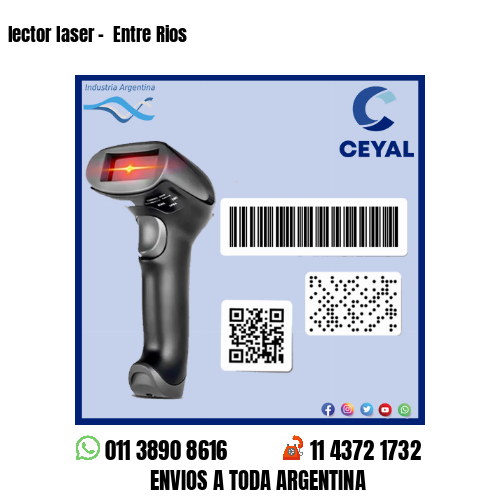 lector laser –  Entre Rios