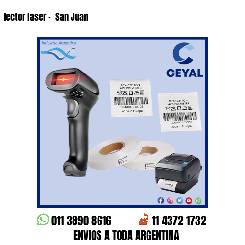 lector laser –  San Juan