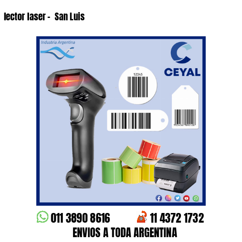 lector laser –  San Luis