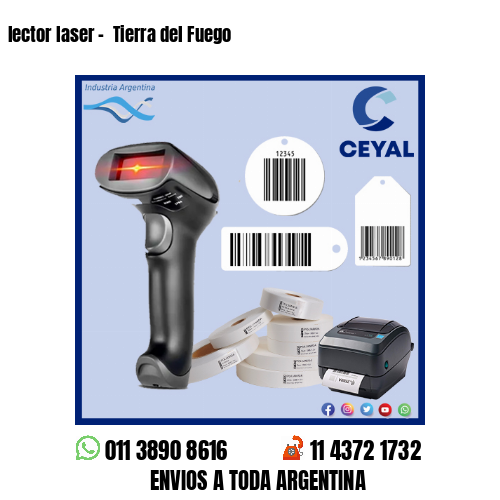 lector laser –  Tierra del Fuego