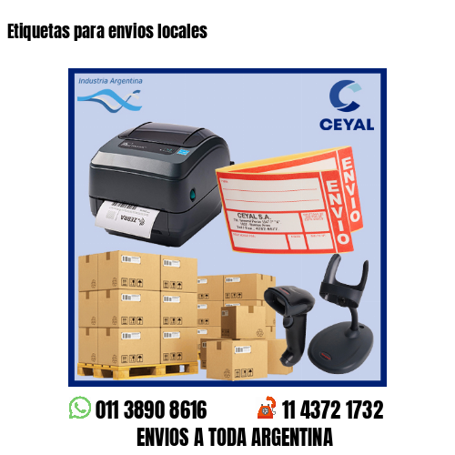 Etiquetas para envios locales