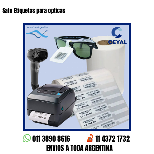 Sato Etiquetas para opticas