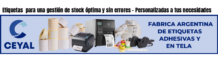 Etiquetas  para una gestión de stock óptima y sin errores - Personalizadas a tus necesidades