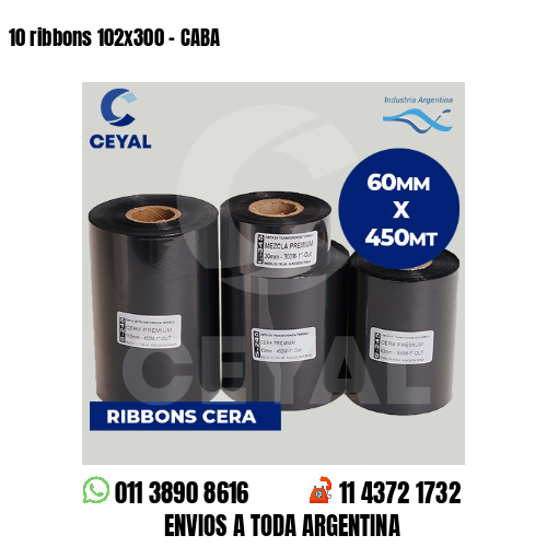 10 ribbons 102x300 - CABA