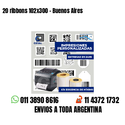 20 ribbons 102x300 - Buenos Aires