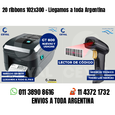 20 ribbons 102x300 - Llegamos a toda Argentina