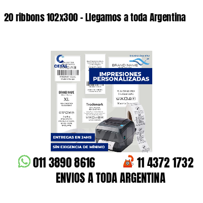 20 ribbons 102x300 - Llegamos a toda Argentina