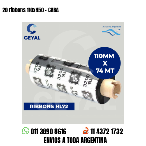 20 ribbons 110×450 – CABA