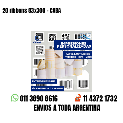 20 ribbons 83x300 - CABA