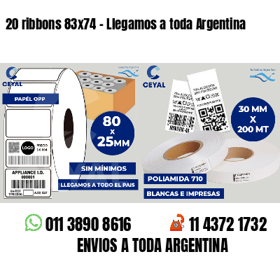 20 ribbons 83x74 - Llegamos a toda Argentina