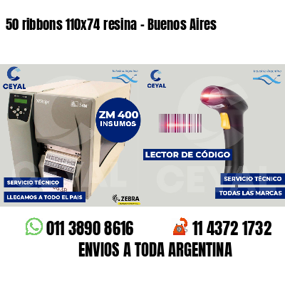 50 ribbons 110x74 resina - Buenos Aires