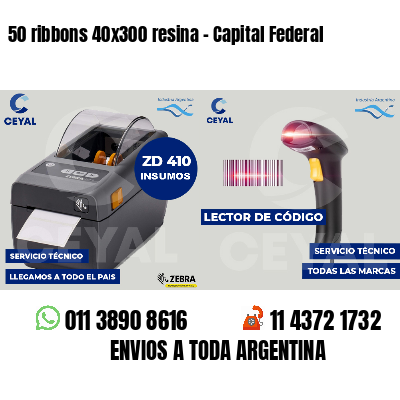 50 ribbons 40x300 resina - Capital Federal