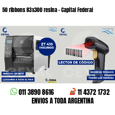 50 ribbons 83x300 resina - Capital Federal