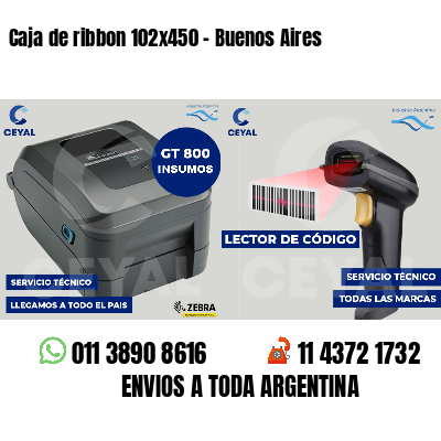 Caja de ribbon 102x450 - Buenos Aires