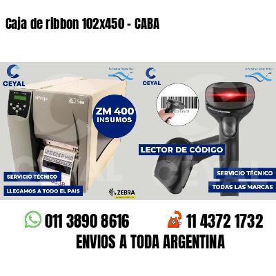 Caja de ribbon 102x450 - CABA