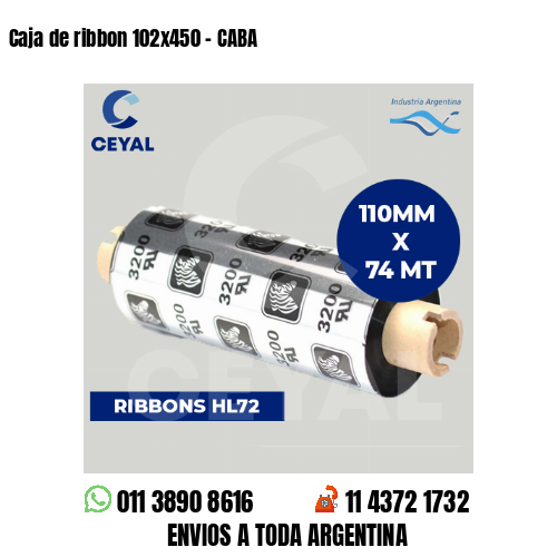 Caja de ribbon 102×450 – CABA