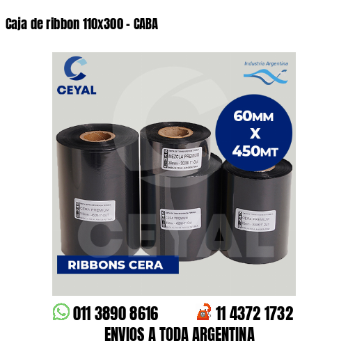 Caja de ribbon 110×300 – CABA