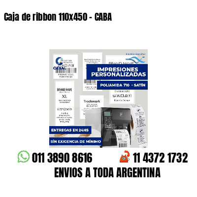 Caja de ribbon 110x450 - CABA