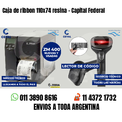 Caja de ribbon 110x74 resina - Capital Federal