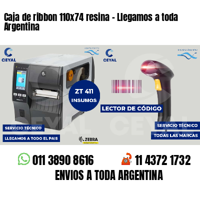 Caja de ribbon 110x74 resina - Llegamos a toda Argentina