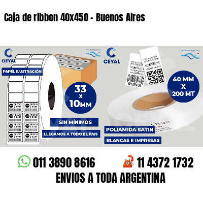 Caja de ribbon 40x450 - Buenos Aires