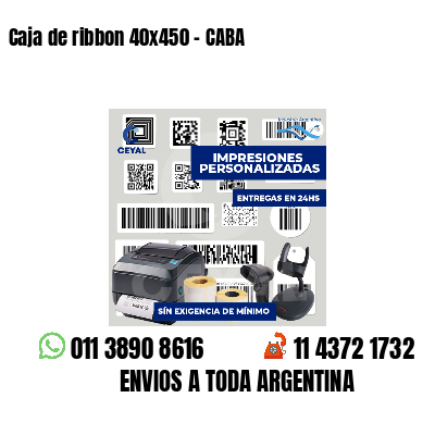 Caja de ribbon 40x450 - CABA